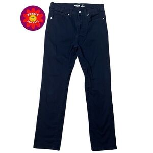 Old Navy Boy’s Dark Blue Straight Canvas Pants - 12